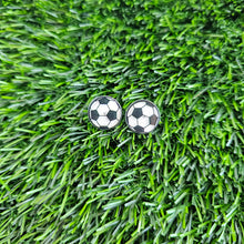 Load image into Gallery viewer, Glitter Soccer Ball Studs
