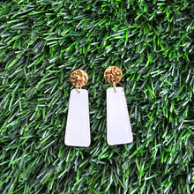 Load image into Gallery viewer, Mia Mini Earrings - White Glitter
