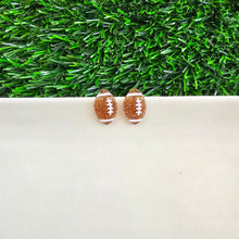 Load image into Gallery viewer, Glitter Football Studs
