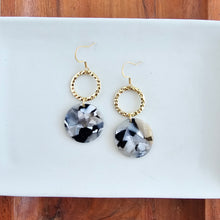 Load image into Gallery viewer, Rylee Earrings - Ivory &amp; Slate
