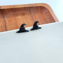 Load image into Gallery viewer, Witch Hat Studs - Black
