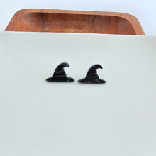 Load image into Gallery viewer, Witch Hat Studs - Black
