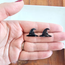 Load image into Gallery viewer, Witch Hat Studs - Black
