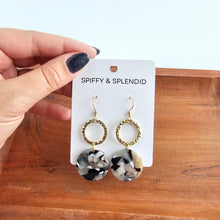 Load image into Gallery viewer, Rylee Earrings - Ivory &amp; Slate
