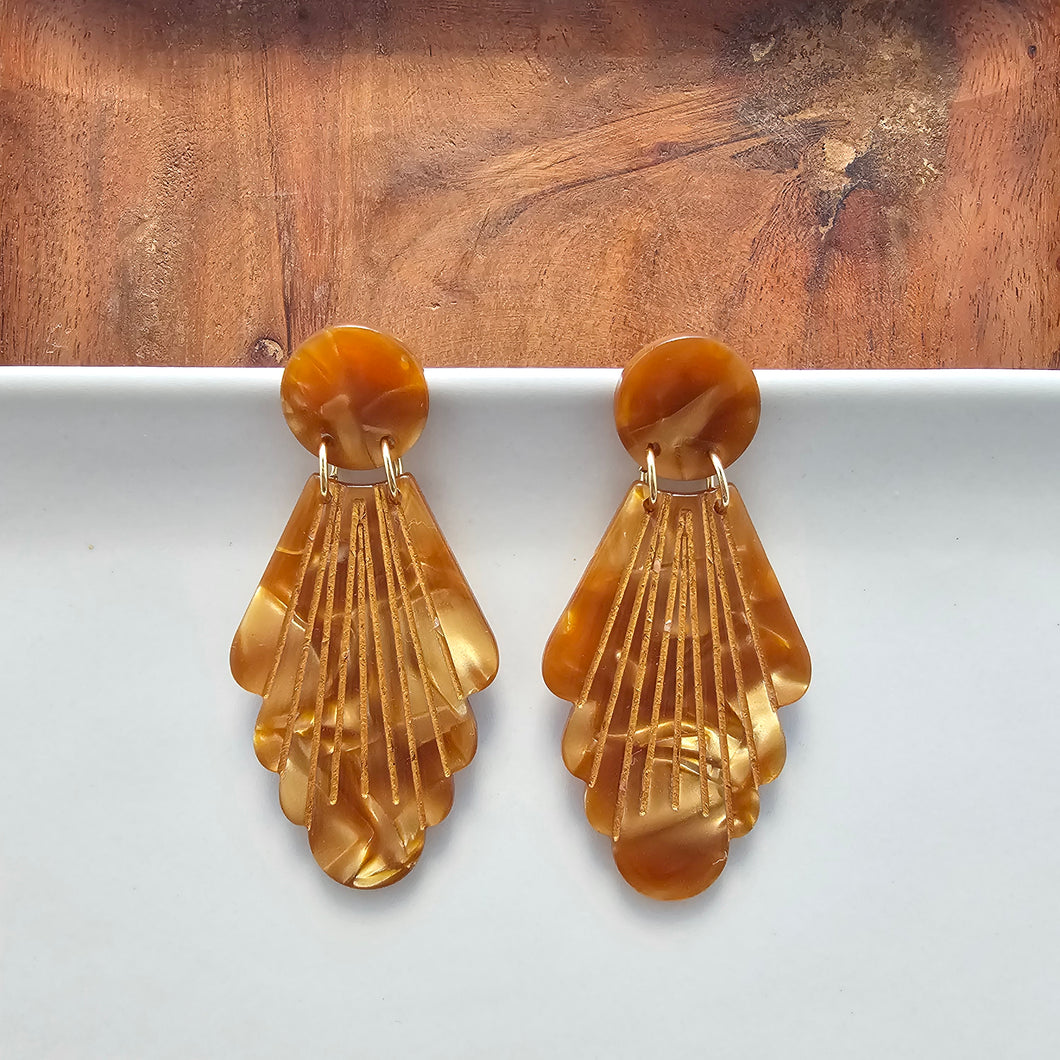 Florence Earrings - Copper