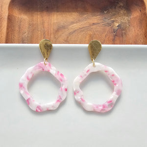 Cynthia Earrings - Cherry Blossom