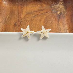 Starfish Studs - Ivory