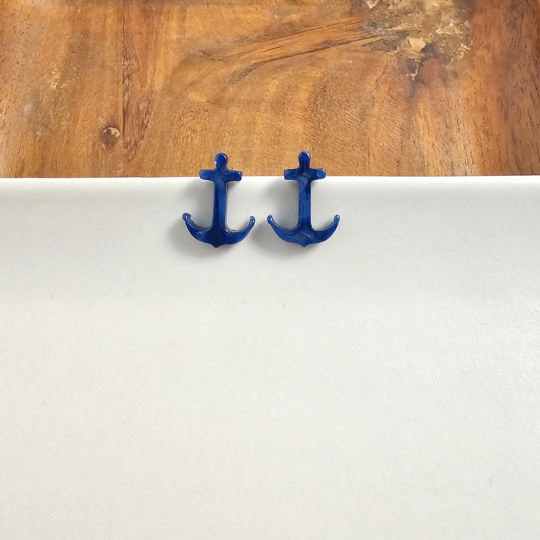 Anchor Studs - Navy