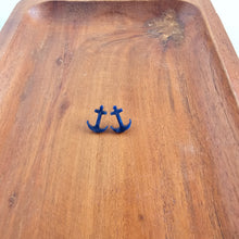 Load image into Gallery viewer, Anchor Studs - Navy
