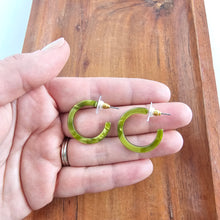 Load image into Gallery viewer, Cam Mini Hoops - Olive
