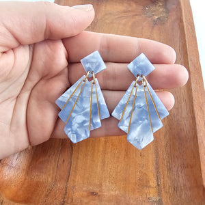 Estelle Earrings - Glacier Blue