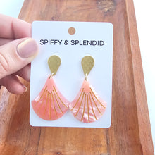 Load image into Gallery viewer, Daphne Earrings - Rose Quartz
