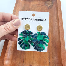 Load image into Gallery viewer, Leilani Earrings - Dark Green
