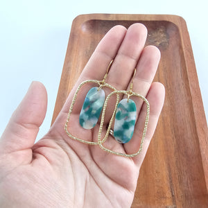 Madison Earrings - Jade Opal