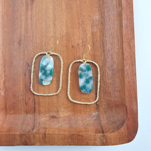 Madison Earrings - Jade Opal