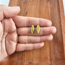 Load image into Gallery viewer, Leaf Studs - Fern Green
