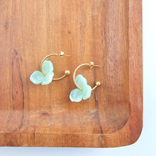 Load image into Gallery viewer, Magnolia Hoops - Sage
