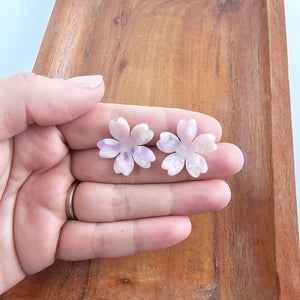 Blossom Studs - Ballet Slipper