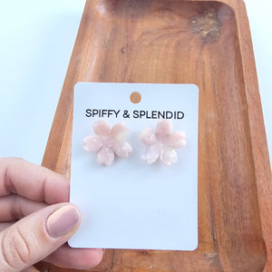 Blossom Studs - Ballet Slipper