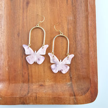 Load image into Gallery viewer, Bindi Butterfly Earrings - Ballet Slipper
