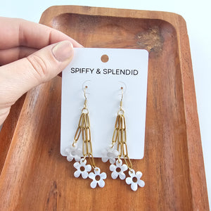 Bloom Earrings - Pearl