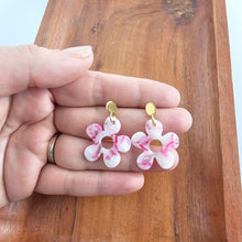 Load image into Gallery viewer, Daisy Earrings - Cherry Blossom
