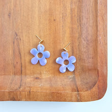 Load image into Gallery viewer, Daisy Earrings - Lavender Haze
