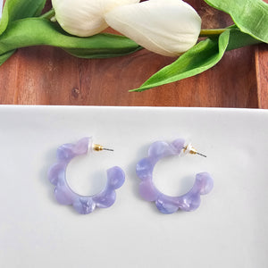 Flora Hoops - Lavender Haze