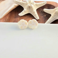 Load image into Gallery viewer, Sand Dollar Studs - Ivory
