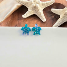 Load image into Gallery viewer, Sea Turtle Studs - Sea Green
