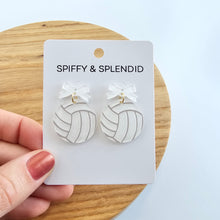 Load image into Gallery viewer, Bow Volleyball Earrings
