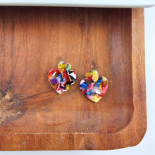 Load image into Gallery viewer, Darling Heart Earrings - Fiesta
