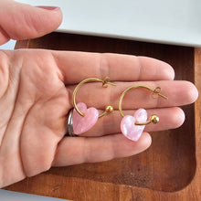 Load image into Gallery viewer, Sweetheart Hoops - Pink
