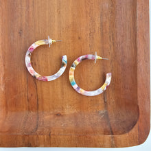 Load image into Gallery viewer, Camy Hoops - Mosaic