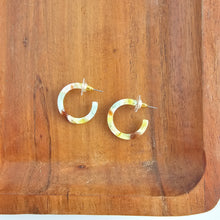 Load image into Gallery viewer, Cam Mini Hoops - Citron Zest