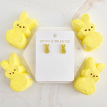 Load image into Gallery viewer, Glitter Bunny Studs - Yellow