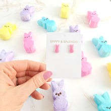 Load image into Gallery viewer, Glitter Bunny Studs - Pink