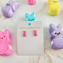 Load image into Gallery viewer, Glitter Bunny Studs - Pink