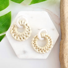 Load image into Gallery viewer, Calypso Earrings - Light Rattan