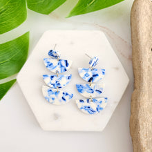 Load image into Gallery viewer, Kennedy Earrings - Greek Goddess Blue