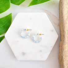 Load image into Gallery viewer, Micro Cam Mini Hoops - Saltwater Blue