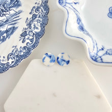 Load image into Gallery viewer, Sophie Studs - Greek Goddess Blue