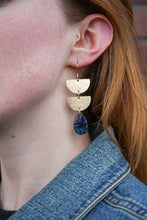 Load image into Gallery viewer, Aria Earrings - Midnight Shimmer
