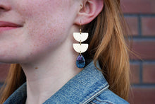 Load image into Gallery viewer, Aria Earrings - Midnight Shimmer
