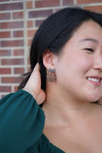 Load image into Gallery viewer, Bow Basketball Earrings
