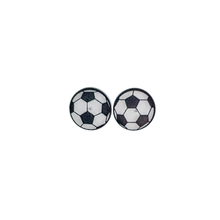 Load image into Gallery viewer, Glitter Soccer Ball Studs
