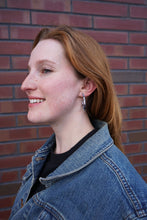 Load image into Gallery viewer, Camy Hoops - Snow Tortoise
