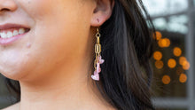 Load image into Gallery viewer, Heartstring Earrings - Pink

