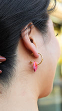 Load image into Gallery viewer, Sweetheart Hoops - Tickled Pink
