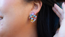 Load image into Gallery viewer, Darling Heart Earrings - Fiesta
